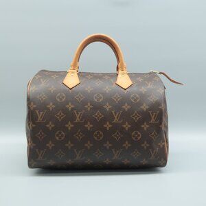 Louis Vuitton Speedy 30 Brown Monogram Canvas Tote